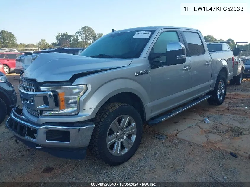 1FTEW1E47KFC52933 2019 Ford F-150 Xlt