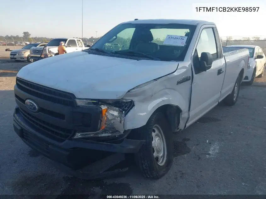 1FTMF1CB0KKE98596 2019 Ford F150