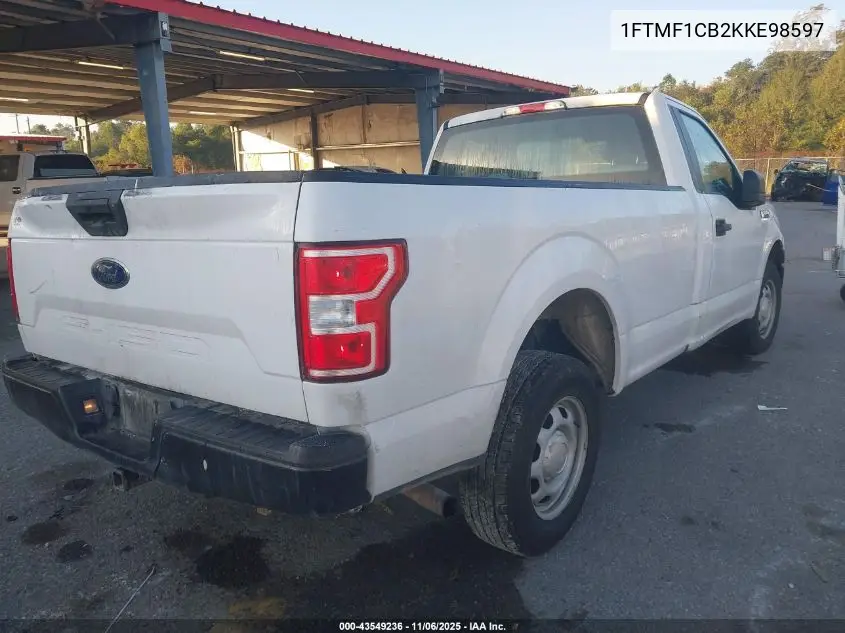 1FTMF1CB0KKE98596 2019 Ford F150