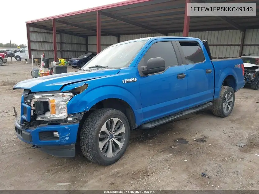1FTEW1EP5KKC49143 2019 Ford F-150 Xl