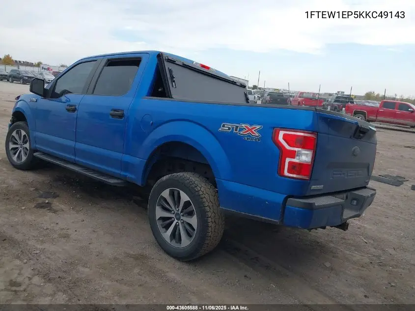1FTEW1EP5KKC49143 2019 Ford F-150 Xl