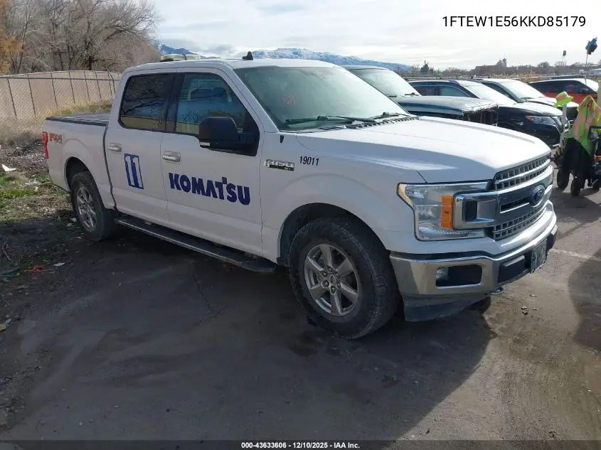 1FTEW1E56KKD85179 2019 Ford F-150 Xlt