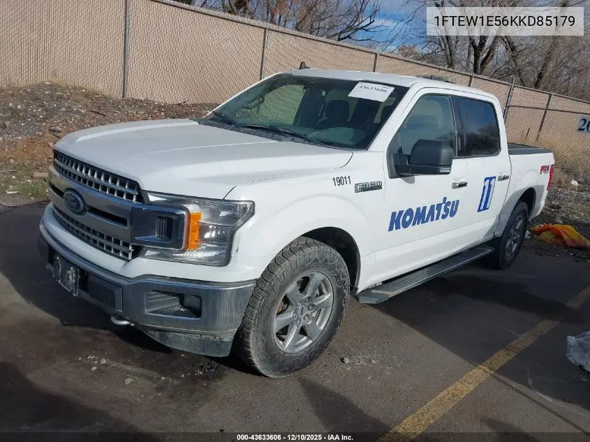 1FTEW1E56KKD85179 2019 Ford F-150 Xlt