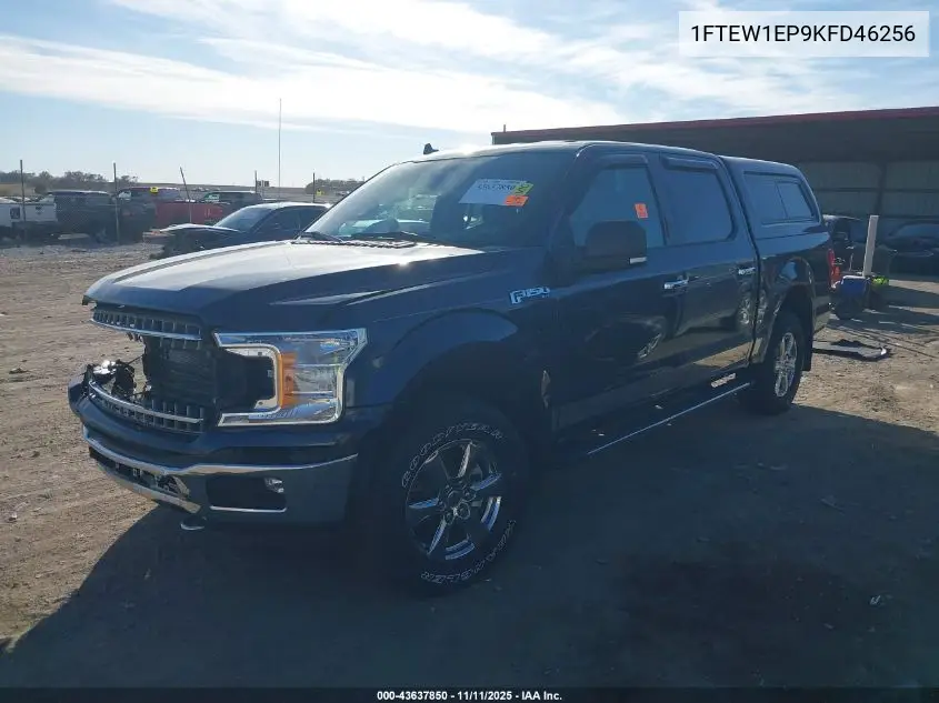 1FTEW1EP9KFD46256 2019 Ford F-150 Xlt