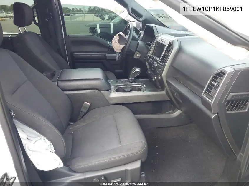 1FTEW1CP1KFB59001 2019 Ford F-150 Xlt