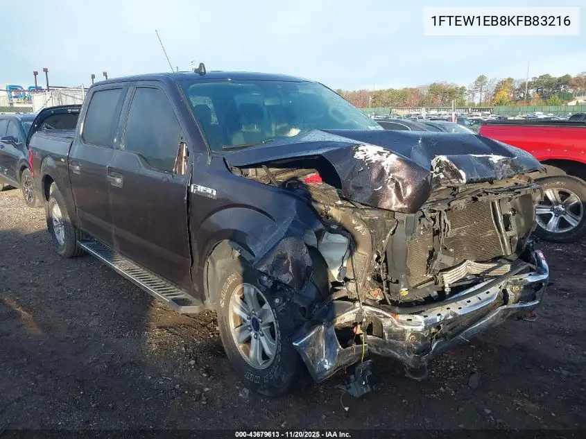 1FTEW1EB8KFB83216 2019 Ford F-150 Xlt