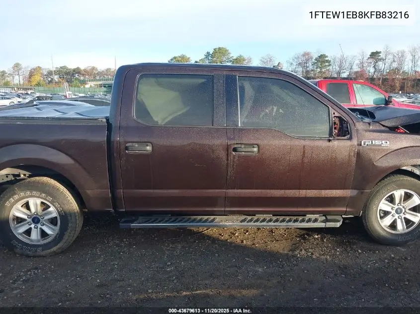 1FTEW1EB8KFB83216 2019 Ford F-150 Xlt