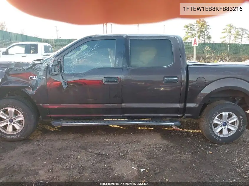 1FTEW1EB8KFB83216 2019 Ford F-150 Xlt