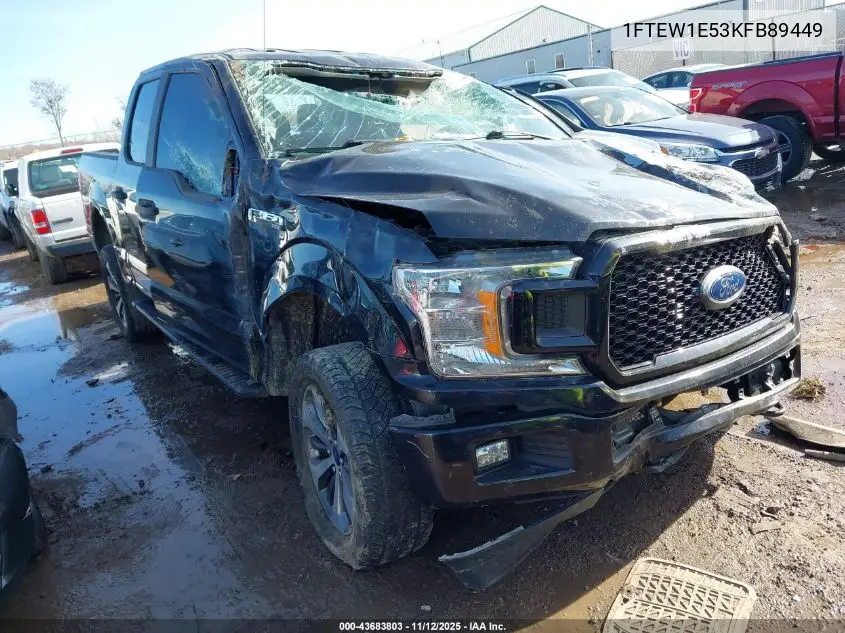 1FTEW1E53KFB89449 2019 Ford F-150 Xl