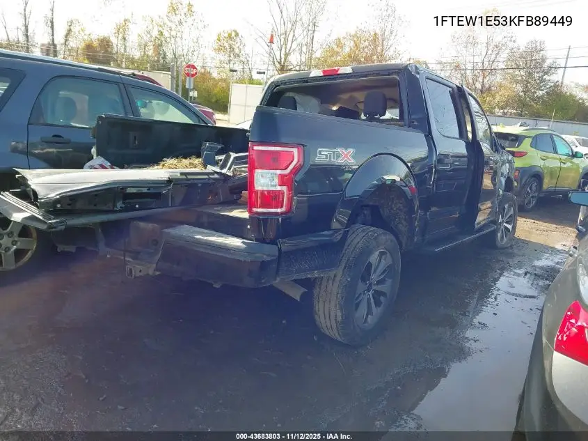 1FTEW1E53KFB89449 2019 Ford F-150 Xl