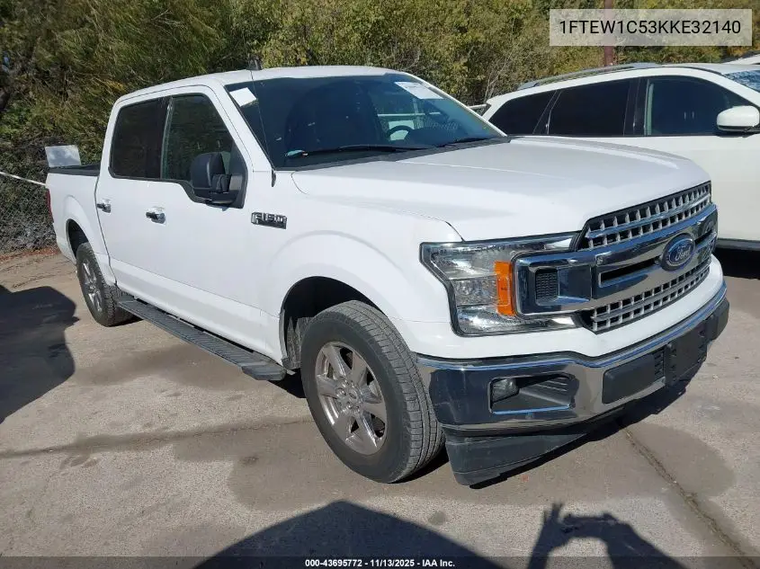 1FTEW1C53KKE32140 2019 Ford F-150 Xlt