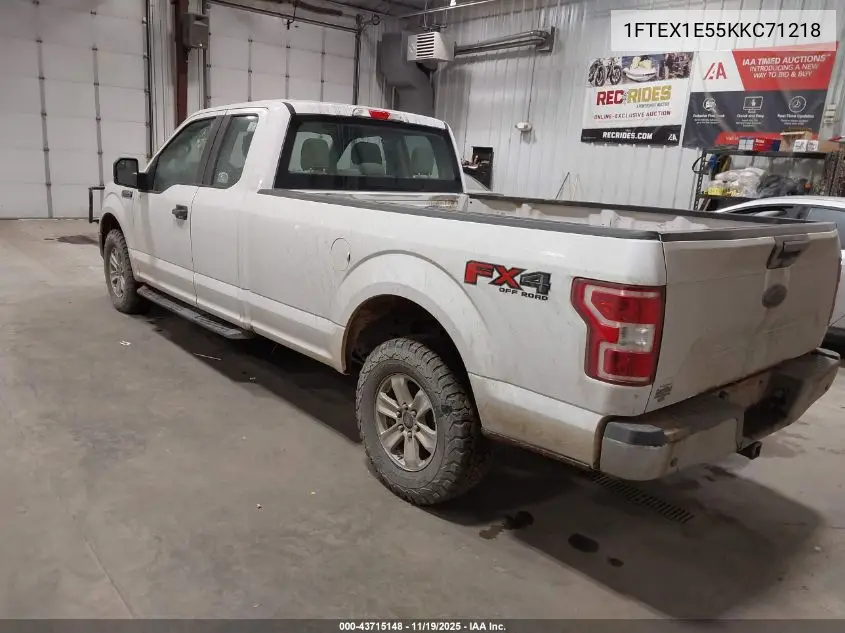 1FTEX1E55KKC71218 2019 Ford F-150 Xl