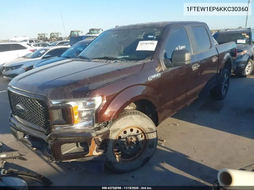 1FTEW1EP6KKC30360 2019 Ford F-150 Xl