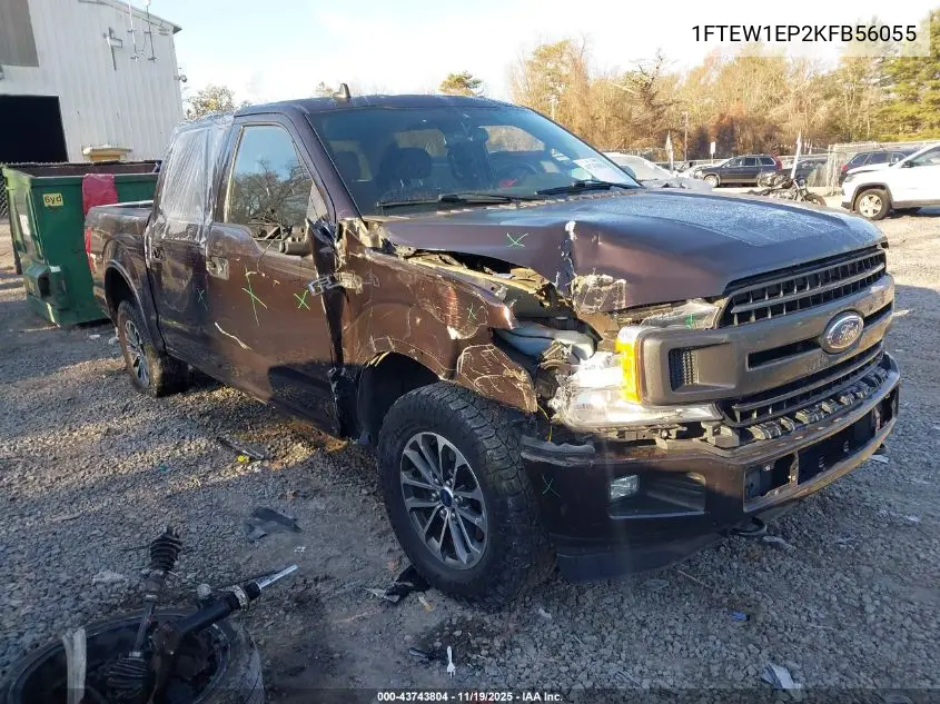 1FTEW1EP2KFB56055 2019 Ford F-150 Xlt