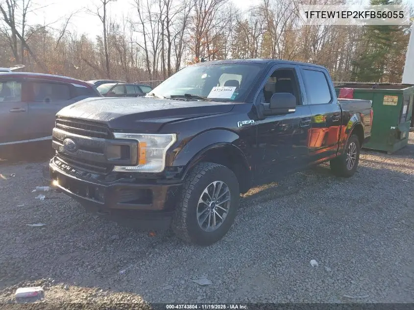 1FTEW1EP2KFB56055 2019 Ford F-150 Xlt