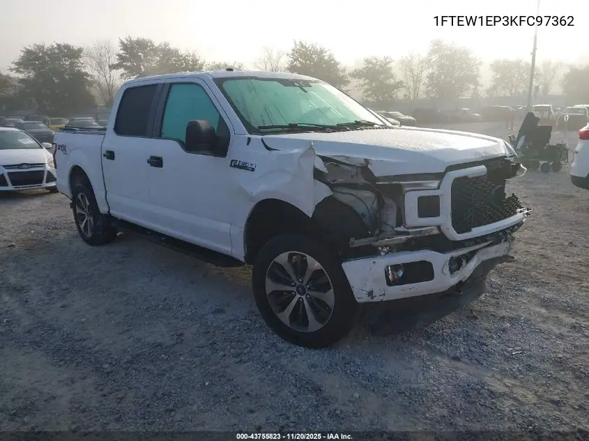 1FTEW1EP3KFC97362 2019 Ford F-150 Xl