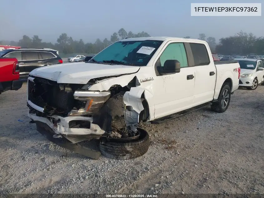 1FTEW1EP3KFC97362 2019 Ford F-150 Xl