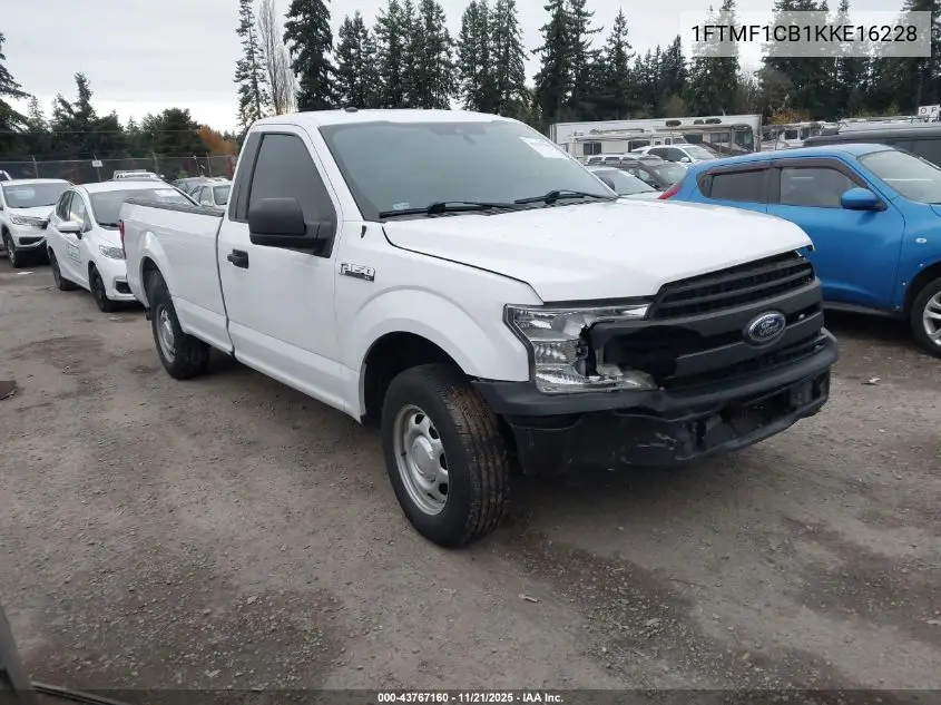1FTMF1CB1KKE16228 2019 Ford F-150 Xl