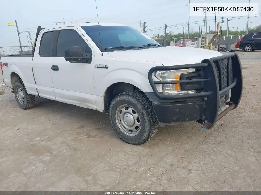 1FTFX1E50KKD57430 2019 Ford F-150 Xl