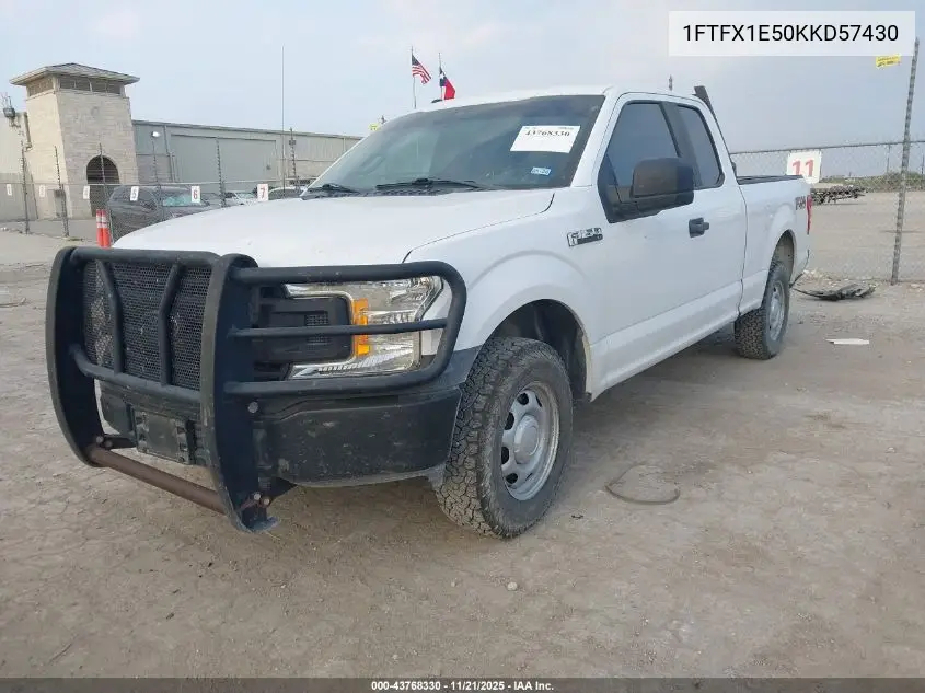 1FTFX1E50KKD57430 2019 Ford F-150 Xl