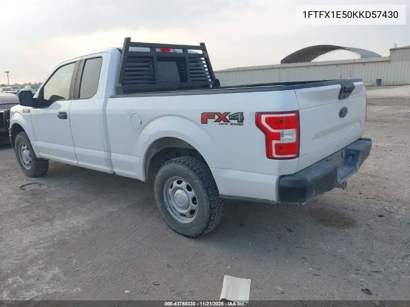 1FTFX1E50KKD57430 2019 Ford F-150 Xl