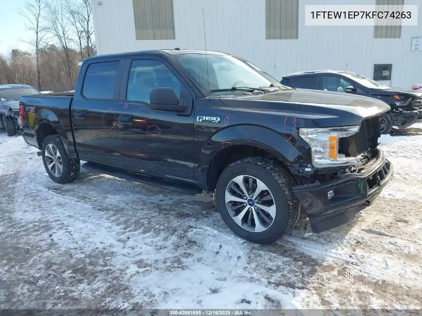 1FTEW1EP7KFC74263 2019 Ford F-150 Xl