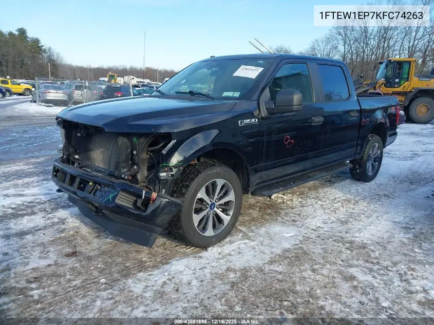 1FTEW1EP7KFC74263 2019 Ford F-150 Xl