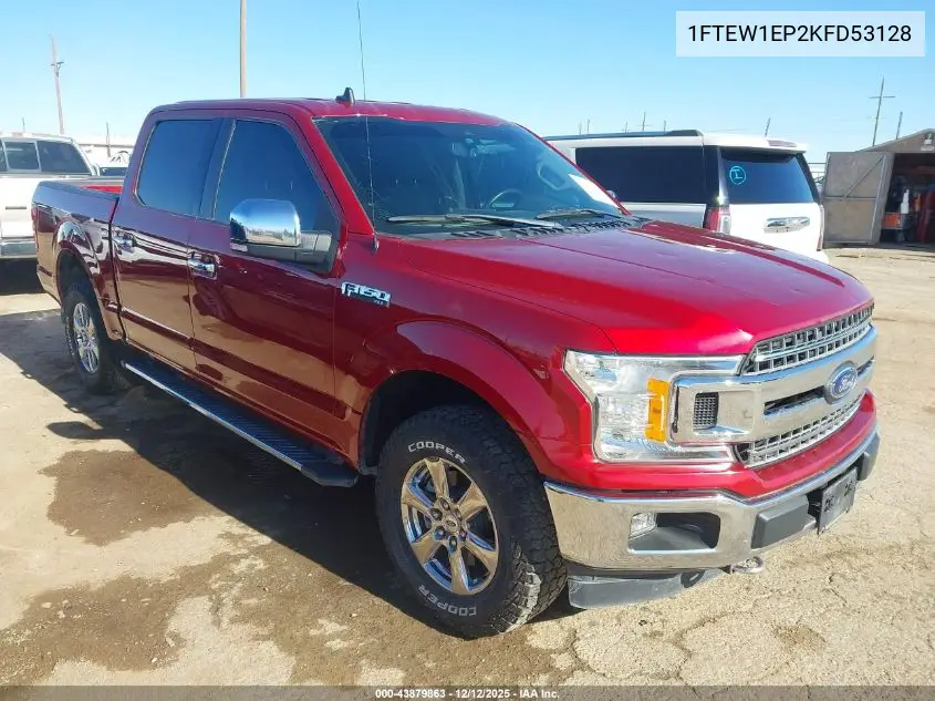 1FTEW1EP2KFD53128 2019 Ford F-150 Xlt