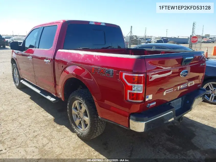 1FTEW1EP2KFD53128 2019 Ford F-150 Xlt