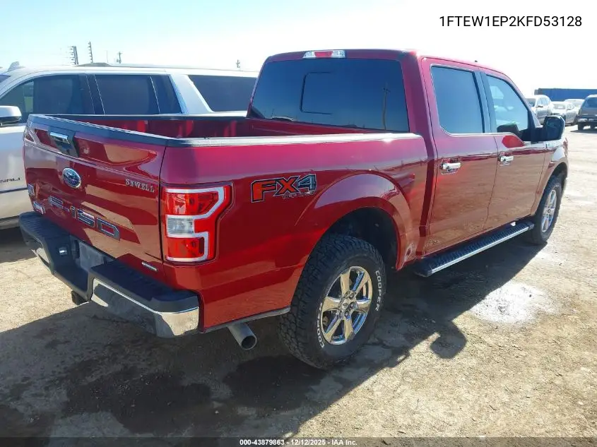 1FTEW1EP2KFD53128 2019 Ford F-150 Xlt