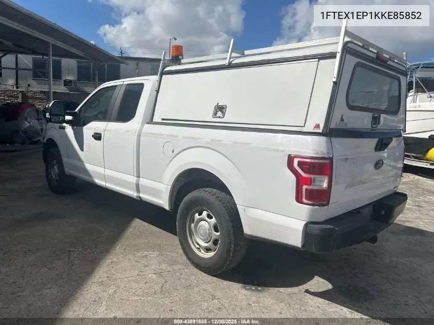 1FTEX1EP1KKE85852 2019 Ford F-150 Xl