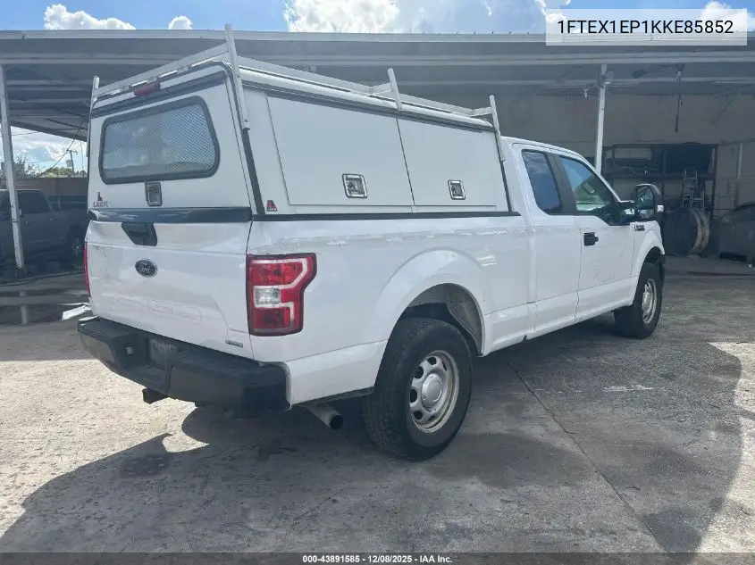 1FTEX1EP1KKE85852 2019 Ford F-150 Xl