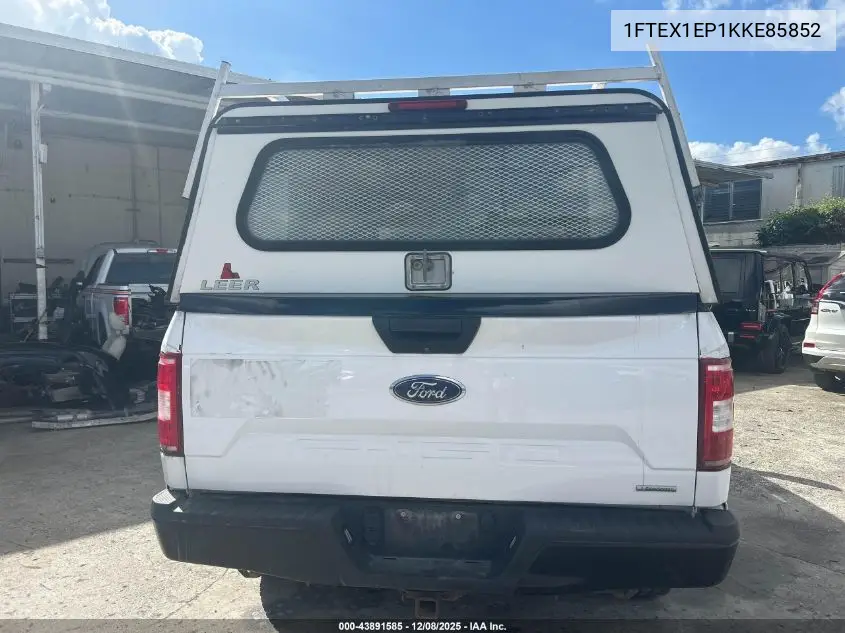 1FTEX1EP1KKE85852 2019 Ford F-150 Xl