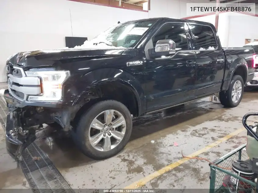 1FTEW1E45KFB48876 2019 Ford F-150 Platinum