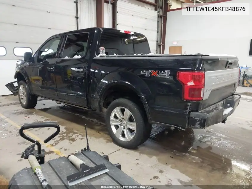 1FTEW1E45KFB48876 2019 Ford F-150 Platinum