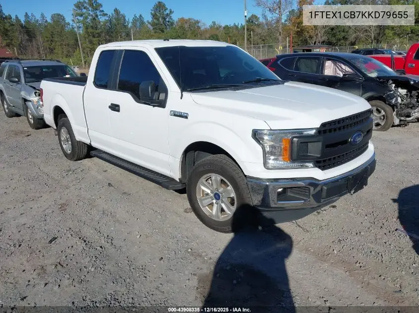 1FTEX1CB7KKD79655 2019 Ford F-150 Xl