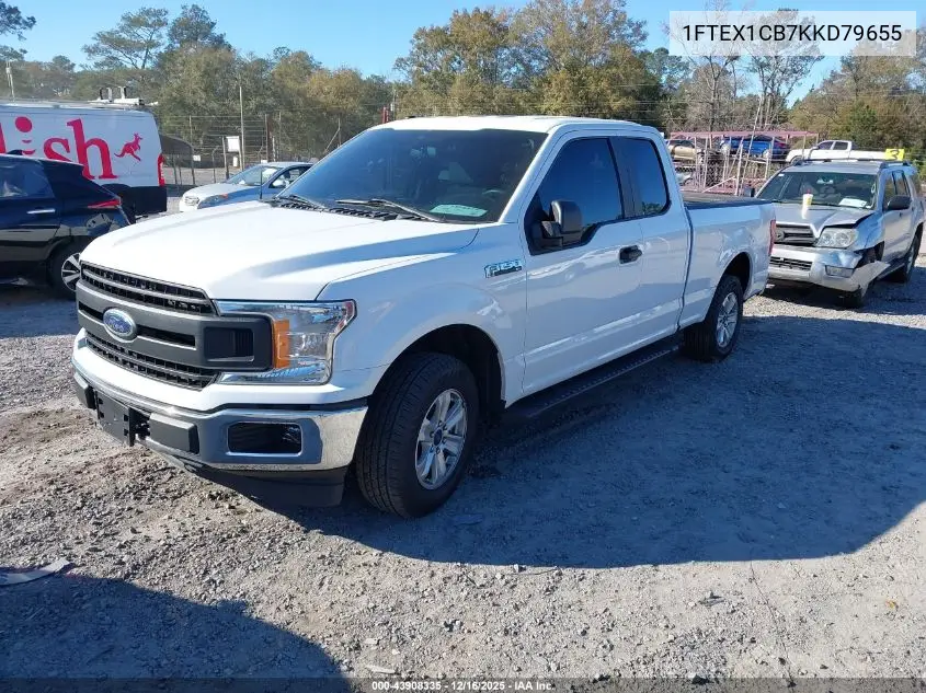 1FTEX1CB7KKD79655 2019 Ford F-150 Xl