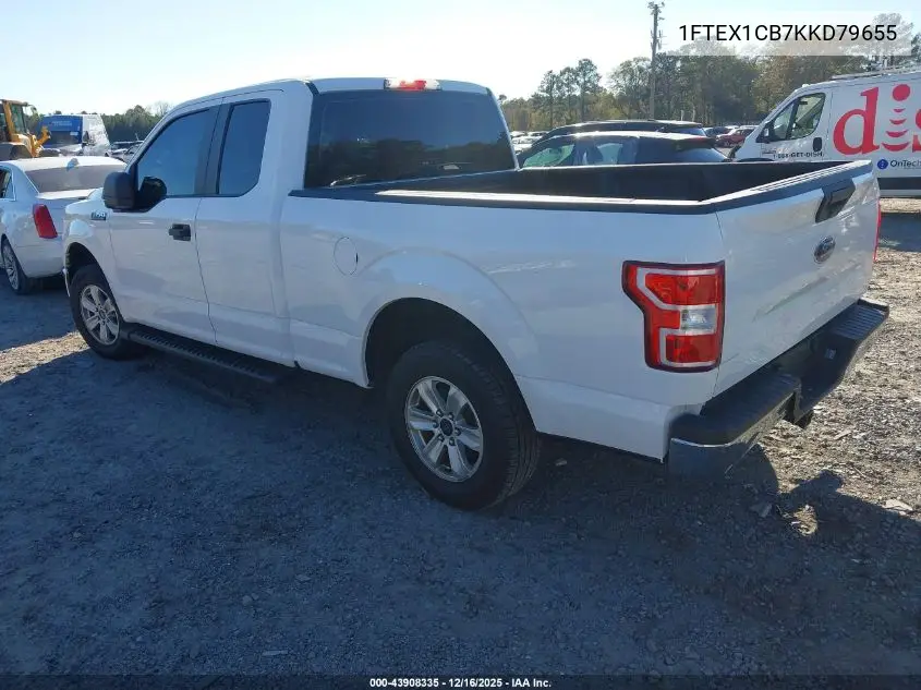 1FTEX1CB7KKD79655 2019 Ford F-150 Xl