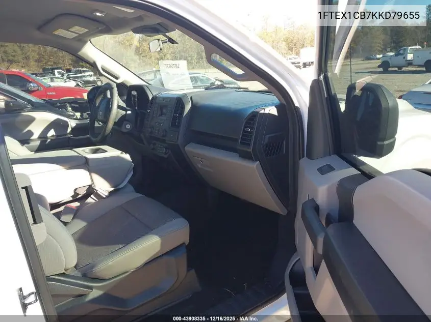 1FTEX1CB7KKD79655 2019 Ford F-150 Xl
