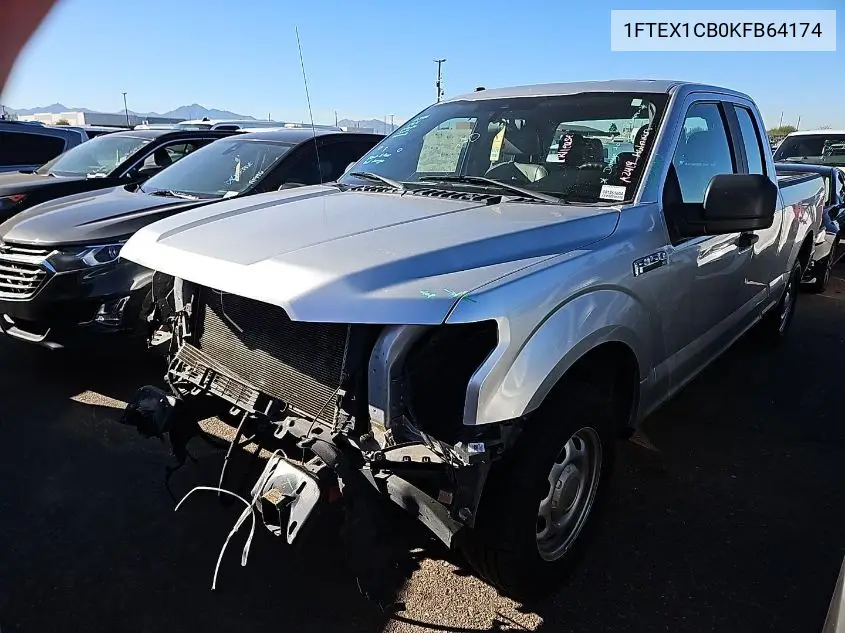 1FTEX1CB0KFB64174 2019 Ford F-150 Xl