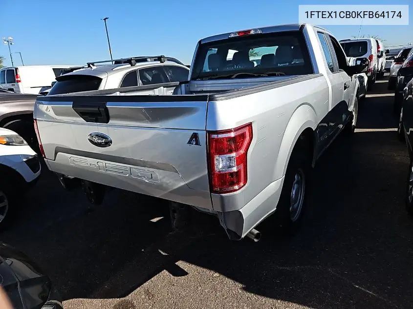 1FTEX1CB0KFB64174 2019 Ford F-150 Xl