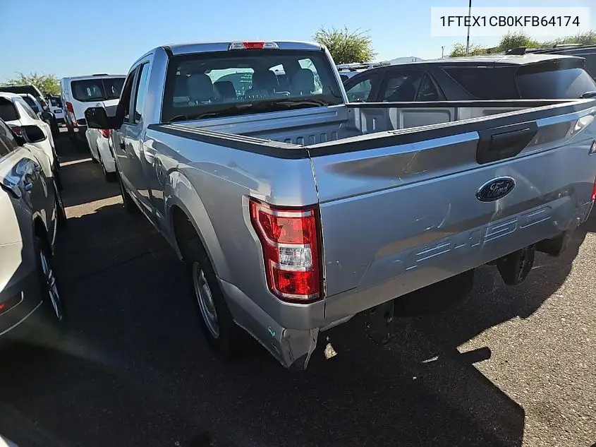 1FTEX1CB0KFB64174 2019 Ford F-150 Xl