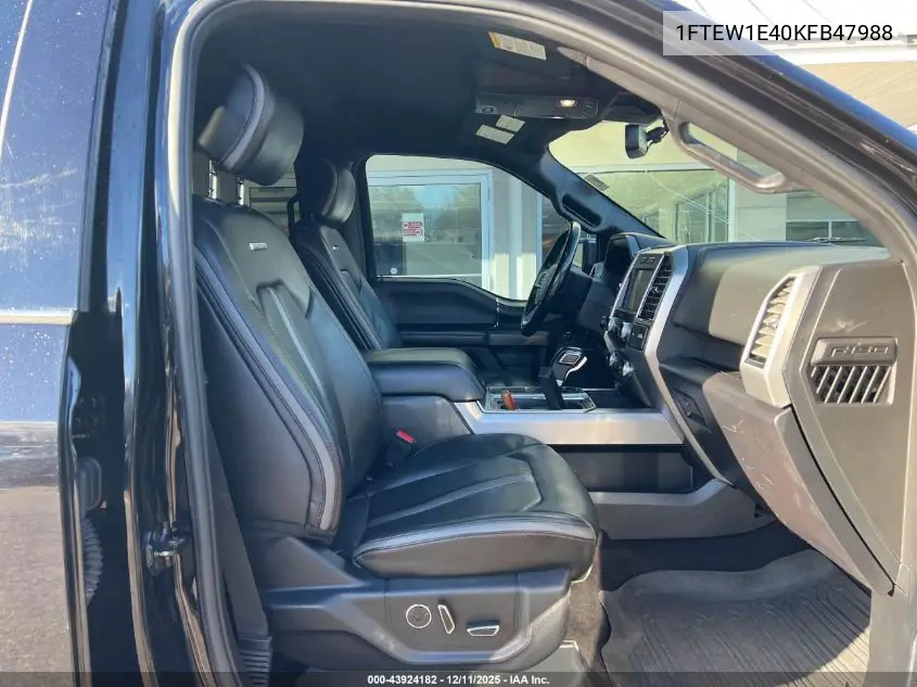 1FTEW1E40KFB47988 2019 Ford F-150 Platinum