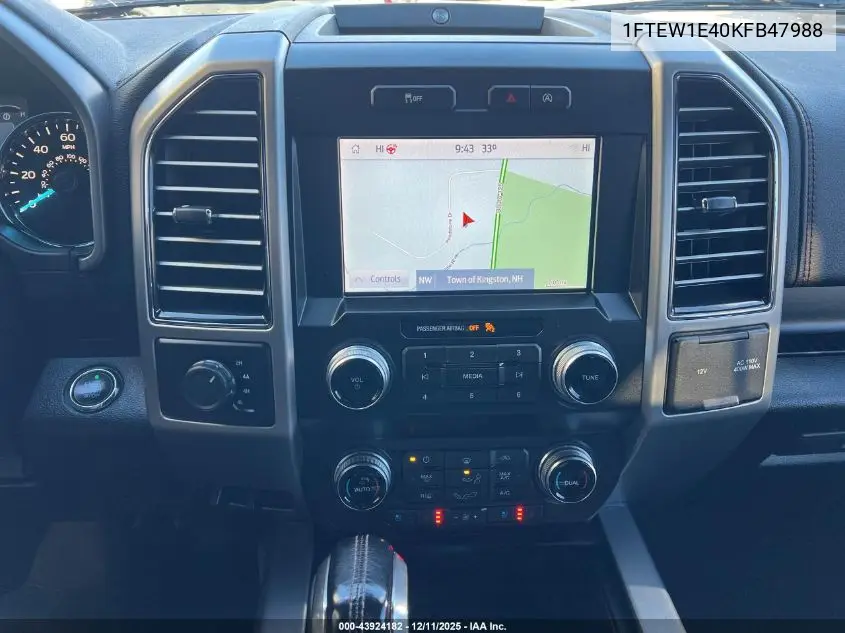 1FTEW1E40KFB47988 2019 Ford F-150 Platinum