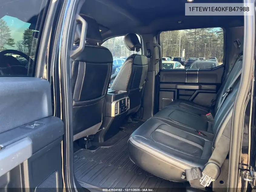 1FTEW1E40KFB47988 2019 Ford F-150 Platinum