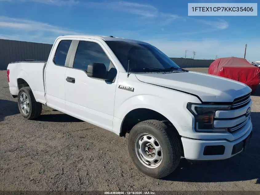 1FTEX1CP7KKC35406 2019 Ford F-150 Xl