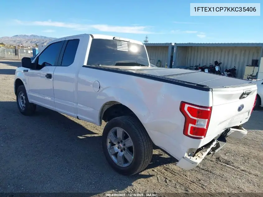 1FTEX1CP7KKC35406 2019 Ford F-150 Xl