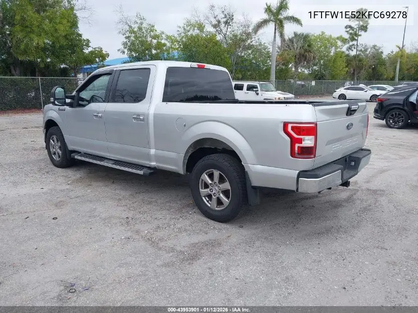 1FTFW1E52KFC69278 2019 Ford F-150 Xlt