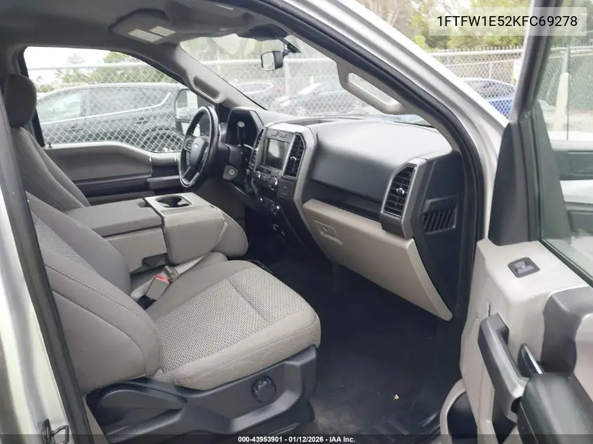 1FTFW1E52KFC69278 2019 Ford F-150 Xlt