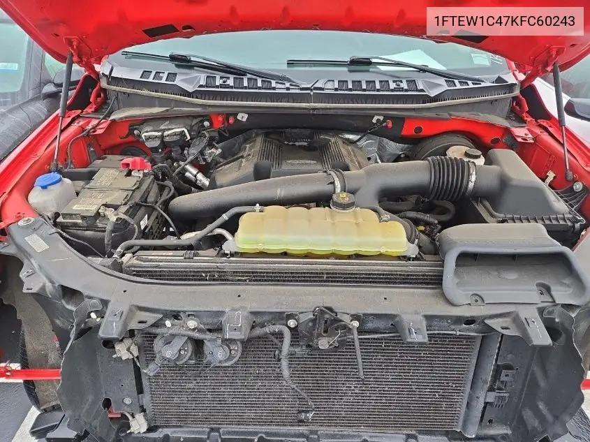 1FTEW1C47KFC60243 2019 Ford F-150 Xl